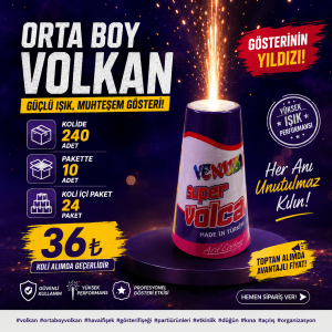 Taraftar Orta Boy Volkan Büyük Boy ürün görseli